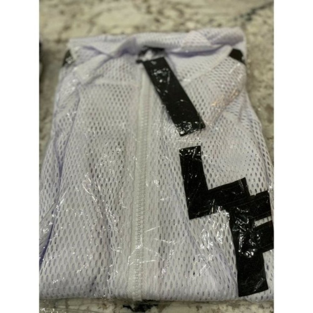 NEW LF The Brand Sheer Mesh Zip Up Track Jacket - Picture 11 of 11